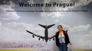 My obligatory tourist photo upon arrival in Prague ;)